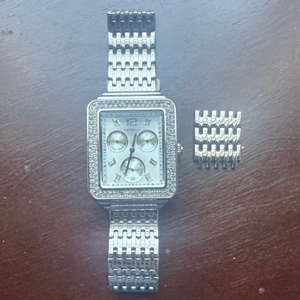Express All Stainless Steel Chronograph Watch IF162 - Near Perfect Condition